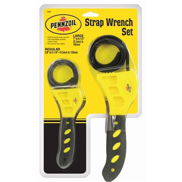 C Accessories Regular & Large Strap Wrench Set - 2 Pieces CA460009